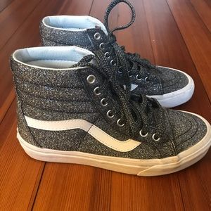 Madewell Vans Glitter High Top Women’s 6.5